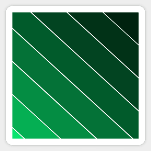 Green strips Sticker